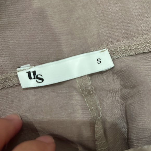 Uncle studio linen bloomers taupe size small like new - Picture 11 of 15